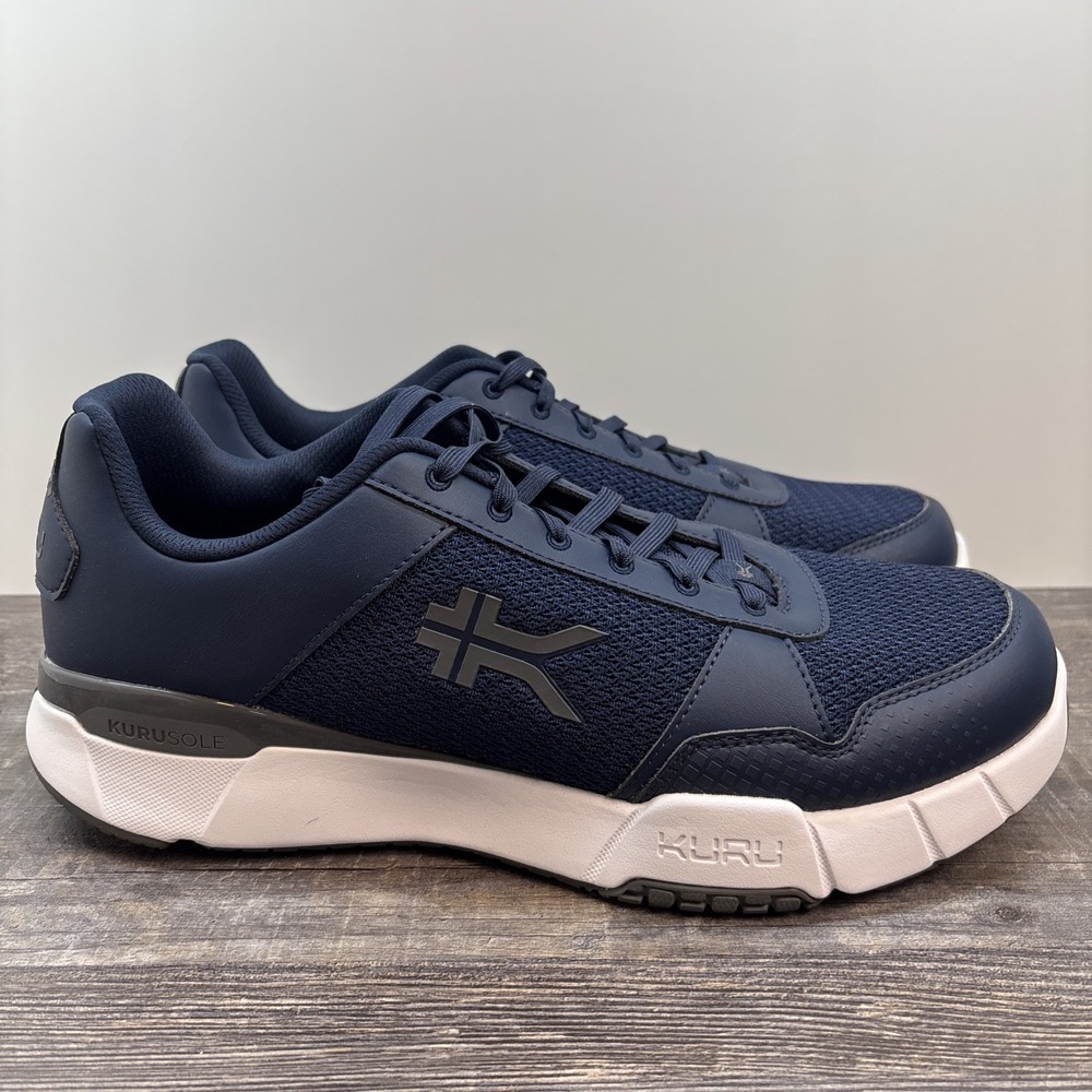 KURU Quantum 2.0 Men's 13.5 Wide Sneaker Shoe Indigo Blue / Slate Gray $169 NEW